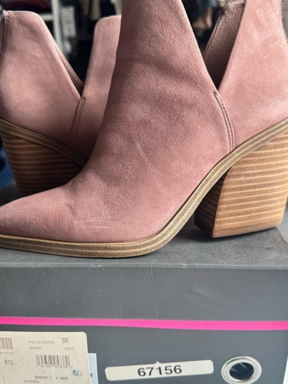 Vince Camuto Women's Pink and Brown Boots